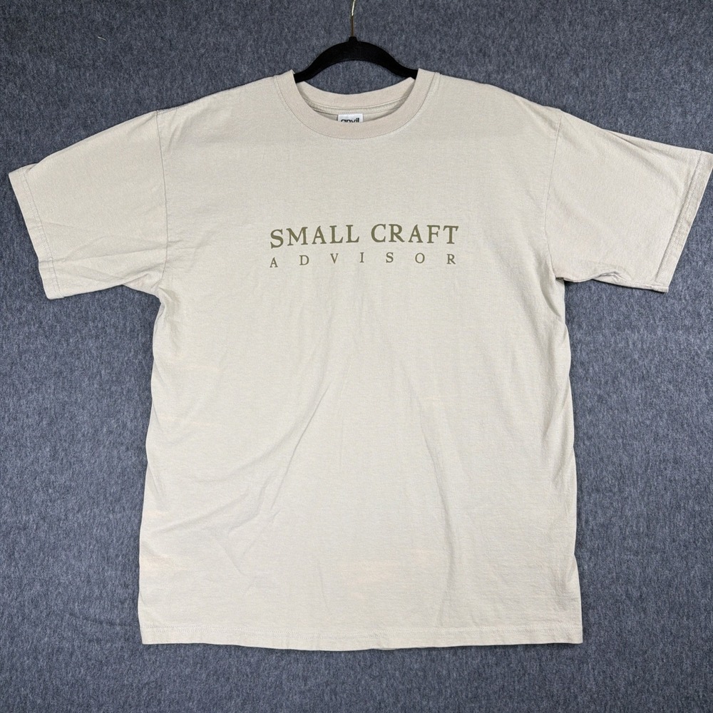 Vintage Shirt Mens Size Large Anvil 2004 Small Craft Monterey Ca Boat Y2K Yacht